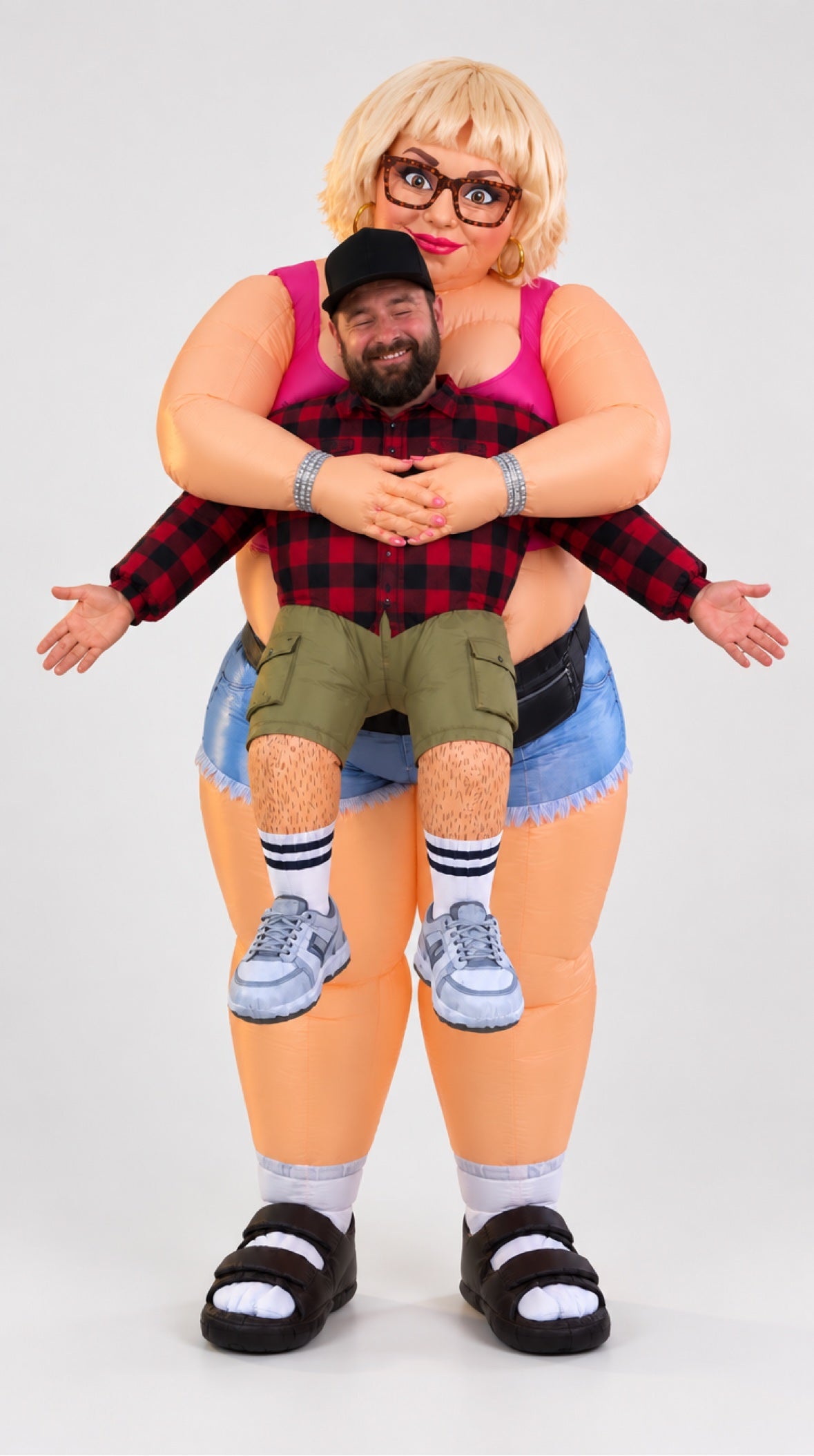 Wife Hug - Inflatable Piggyback Costume